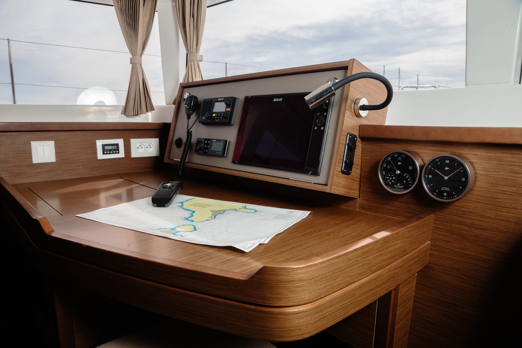 Didyme - Standard line Lagoon 450 moored at Marina di Olbia