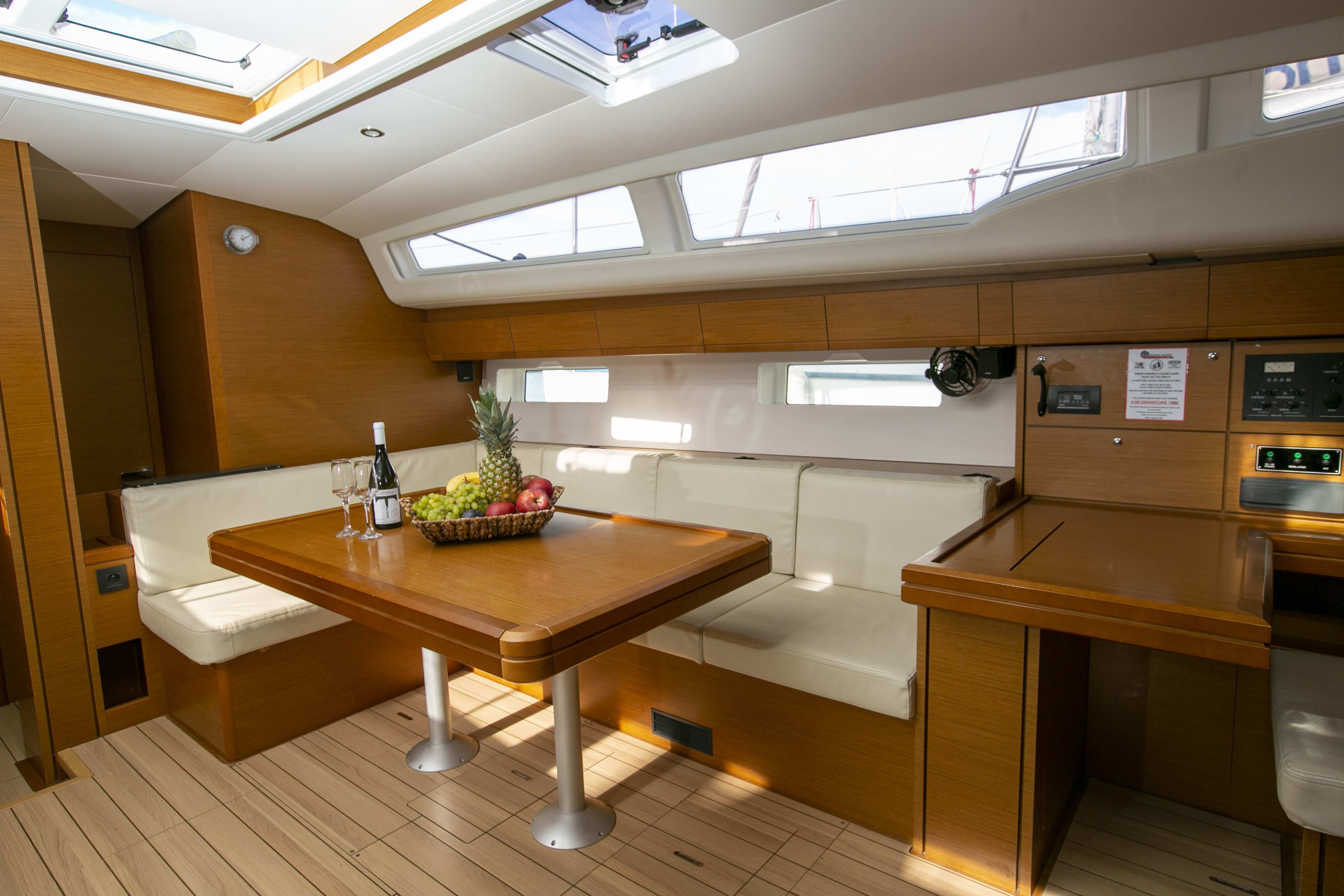 AMAZING ELLI Jeanneau 54 moored at Piso Livadi Port