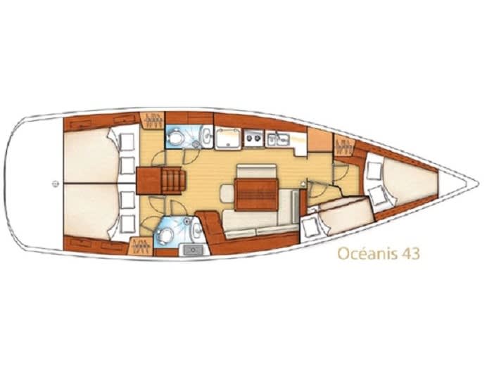 Alboran XXXI Saoco (Las Galletas) Oceanis 43 moored at Las Galletas / Marina del Sur
