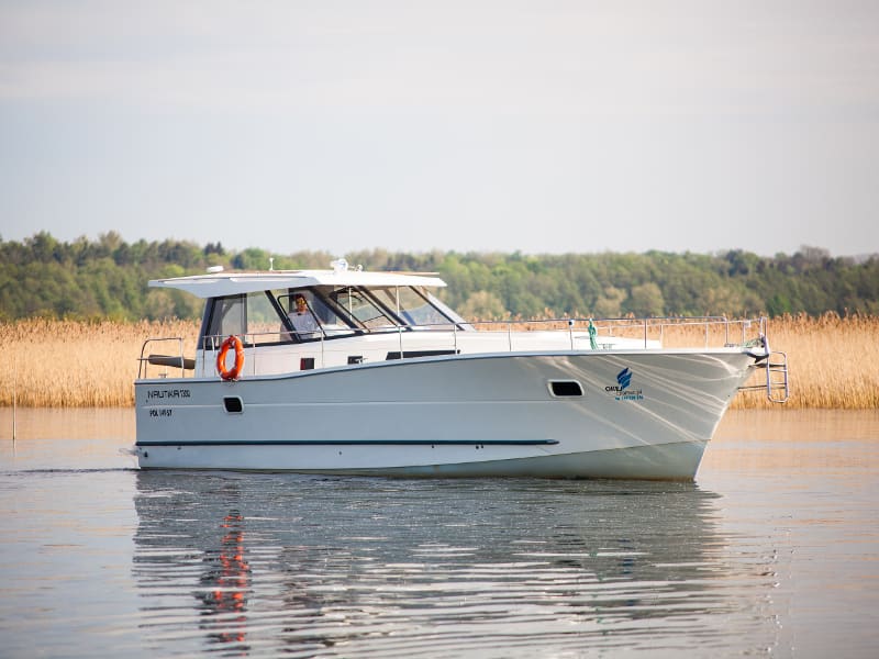 Nautika 1300 VIP moored at PTTK Wilkasy