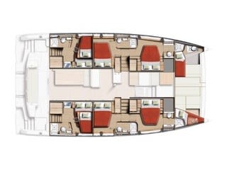 Lady M Bali 5.2 vor Anker in Salerno / Marina d'Arechi