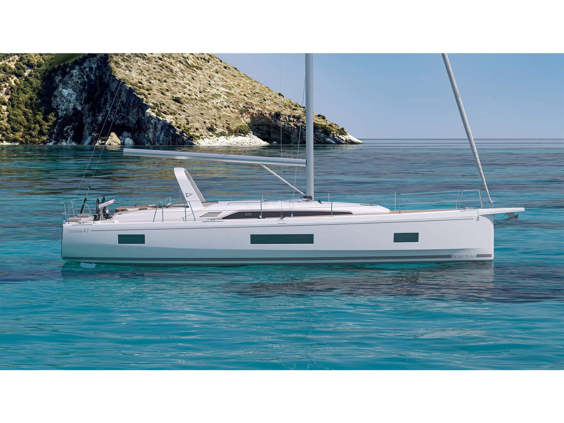 AURA Oceanis 47 moored at Athens / Alimos Marina