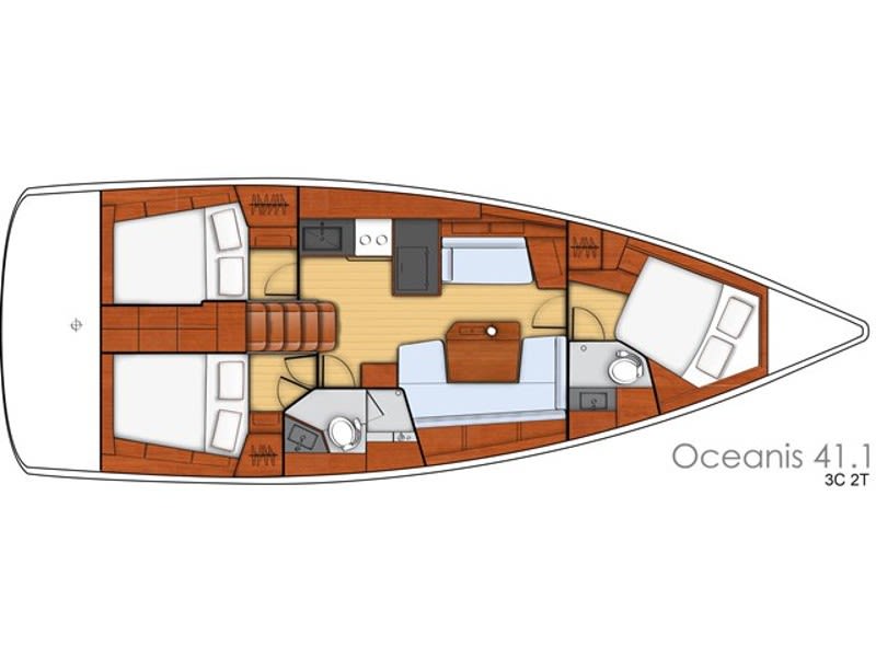 OCB 41.1 Oceanis 41.1 біля причалу Athens / Alimos Marina