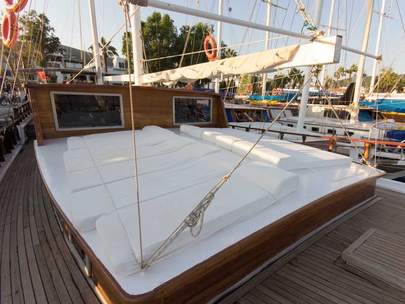 Harmonia Gulet vor Anker in Zakynthos / Zante