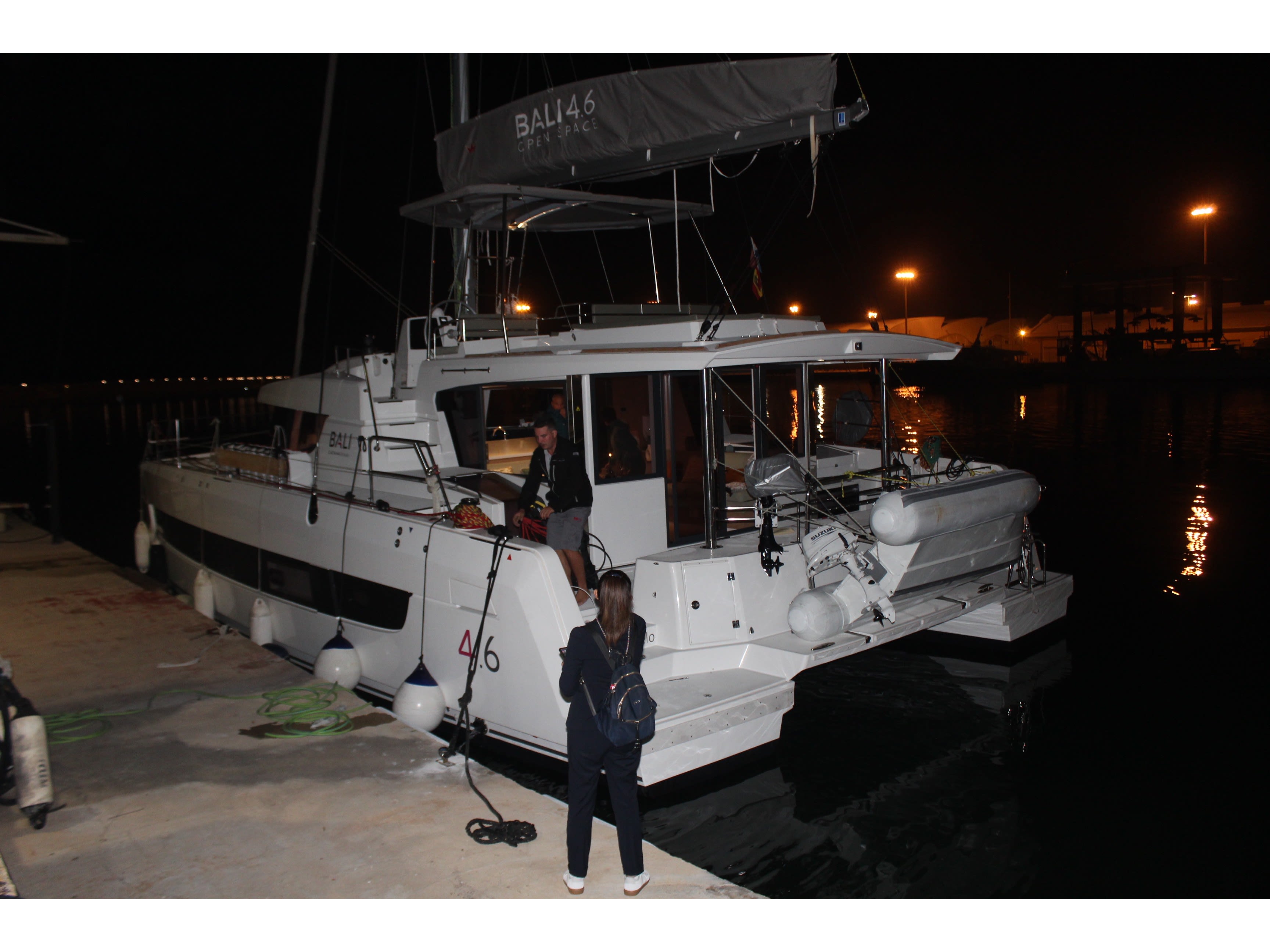 Cancelli del Cielo Bali 4.6 moored at Martinique / Le Marin