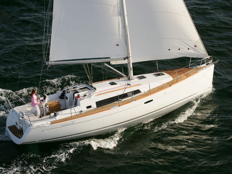 Ioanna Oceanis 37 moored at Lefkada / D-Marin Marina Lefkas