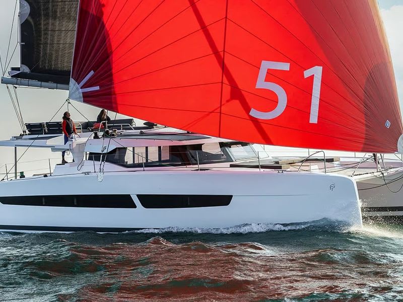Alaia - Skippered Aura 51 vor Anker in Nea Peramos - Attica / Nea Peramos