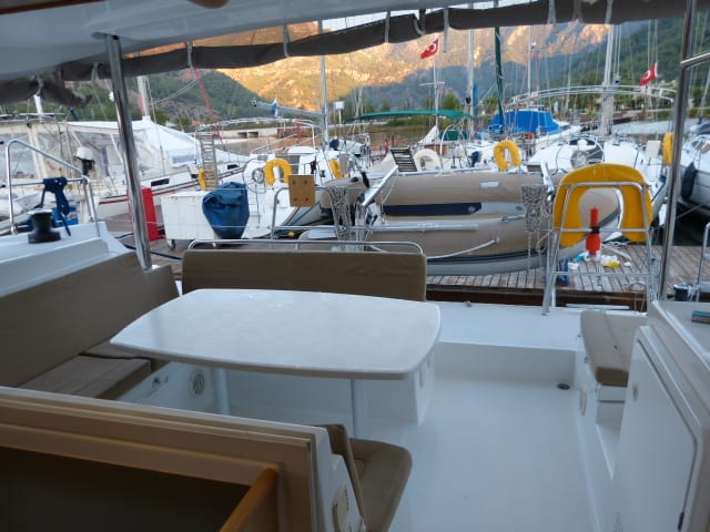 Winnie Lagoon 400 moored at Fethiye / Ece Marina
