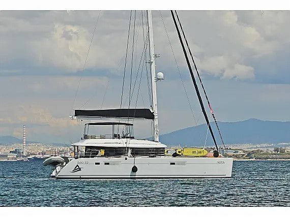 Avra II Lagoon 560 moored at Athens / Alimos Marina