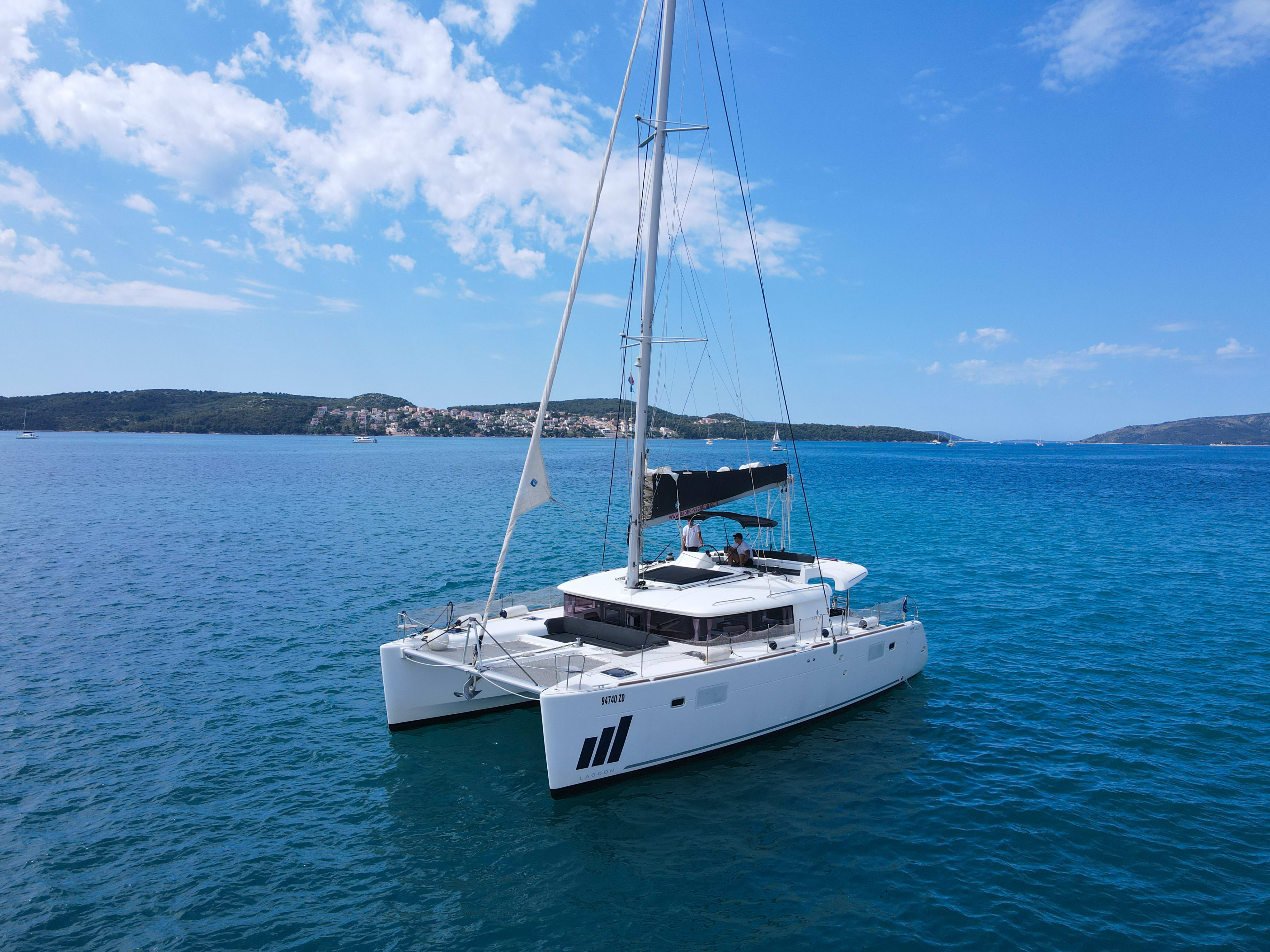NADA I Lagoon 450 moored at Seget Donji / Marina Baotić