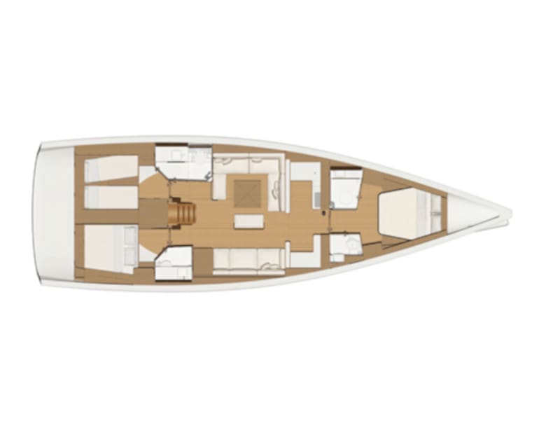 ZEPHYRUS Dufour 520 Grand Large біля причалу Primošten / Marina Kremik