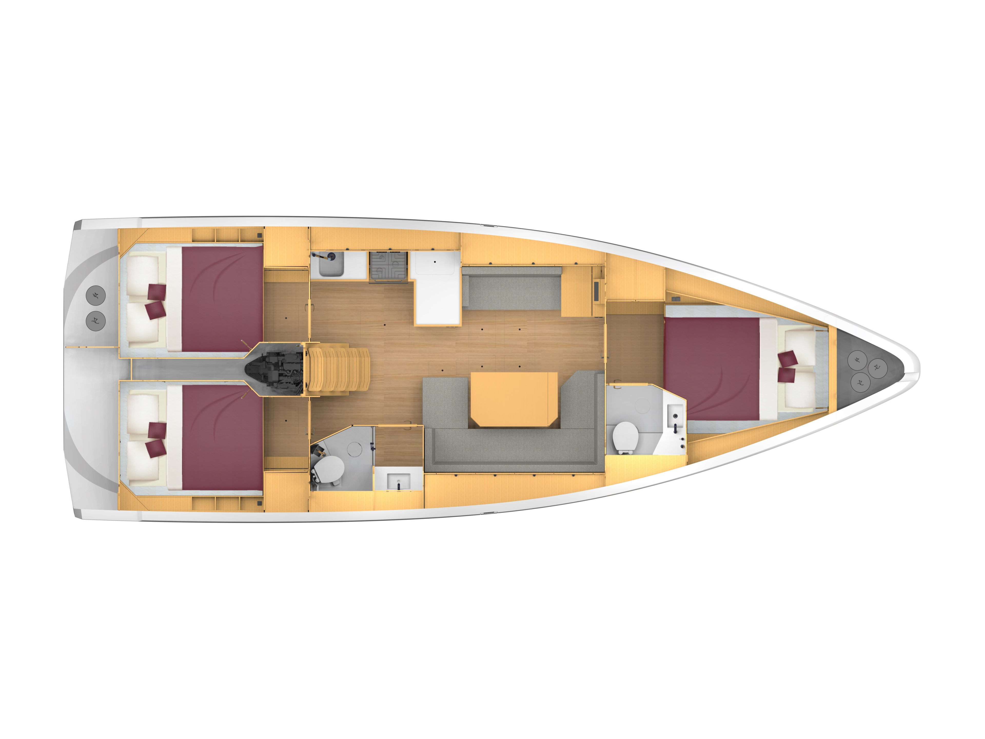 Larus One Bavaria C42 біля причалу Marina Zadar
