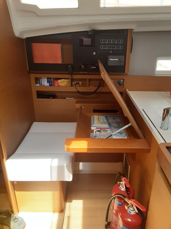 Circe Sun Odyssey 410 vor Anker in Port of Volos