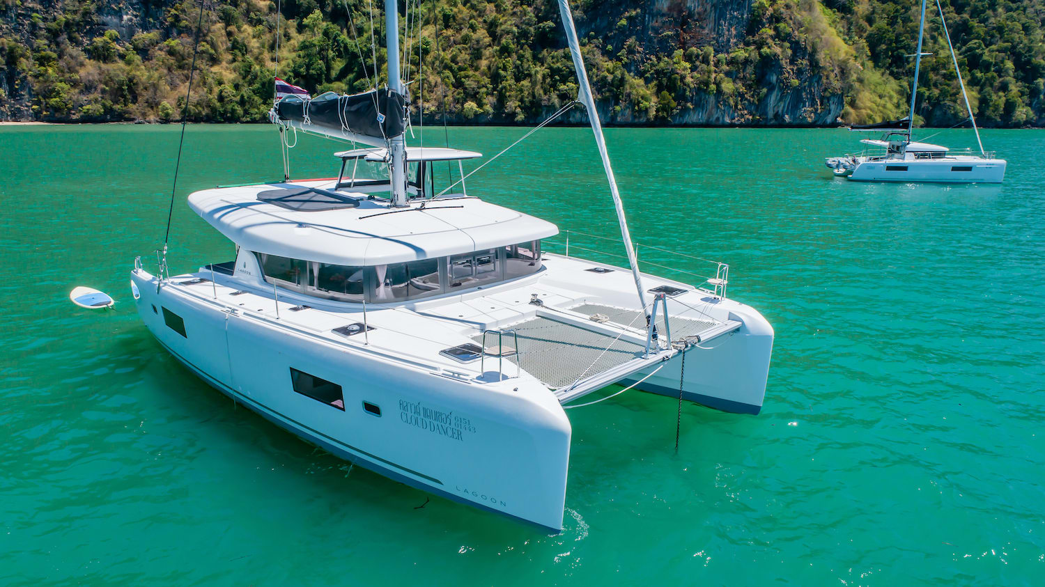 Cloud Dancer Lagoon 42 moored at Phuket / Ao Po Grand Marina