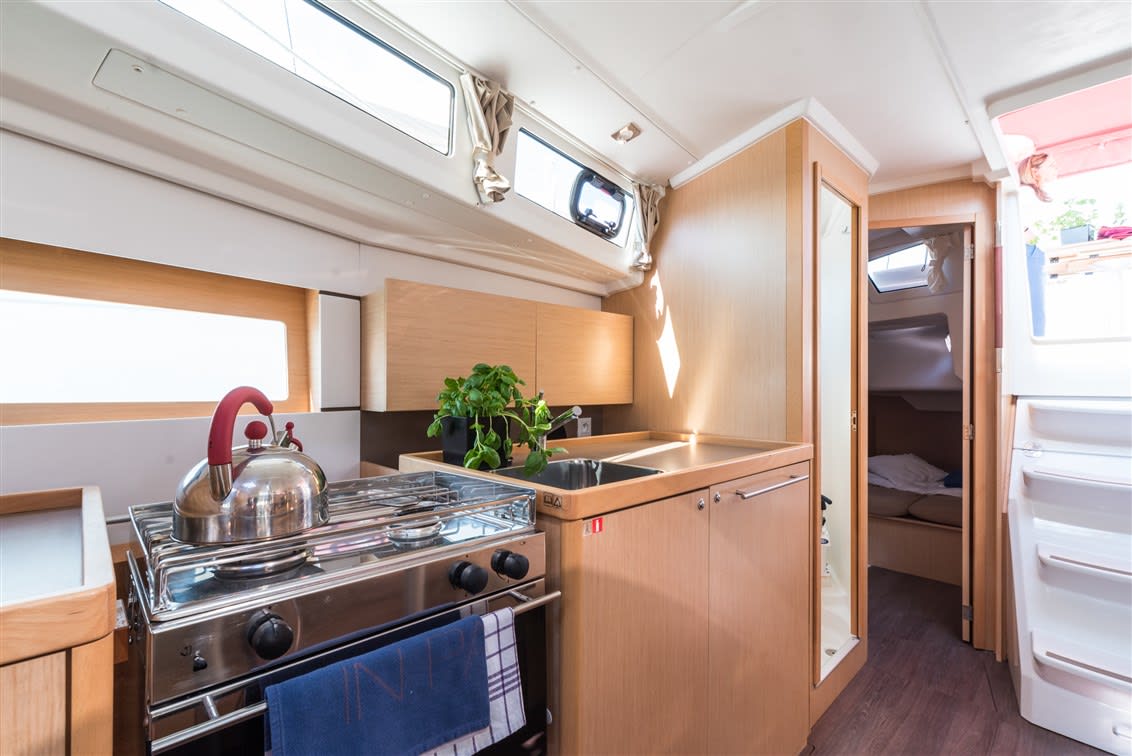 RUSALKA Oceanis 38 moored at ACI Marina Pomer
