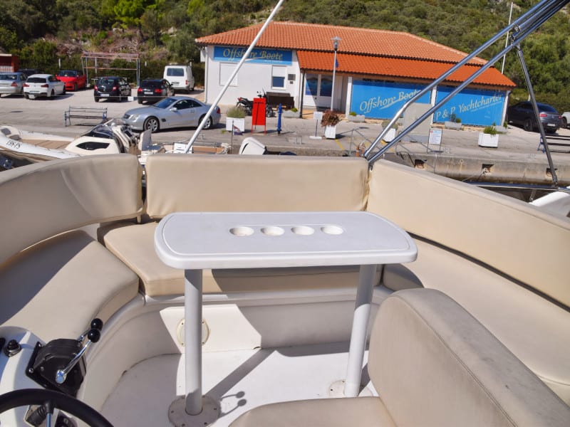 Julia Fairlane Phantom 40 moored at Primošten / Marina Kremik