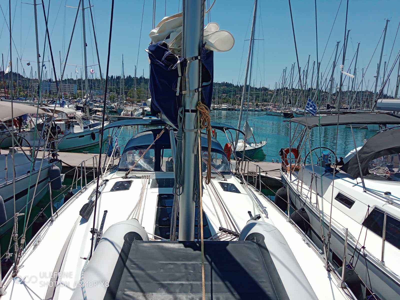 Bavaria Cruiser 41 moored at D-Marin Marina Gouvia