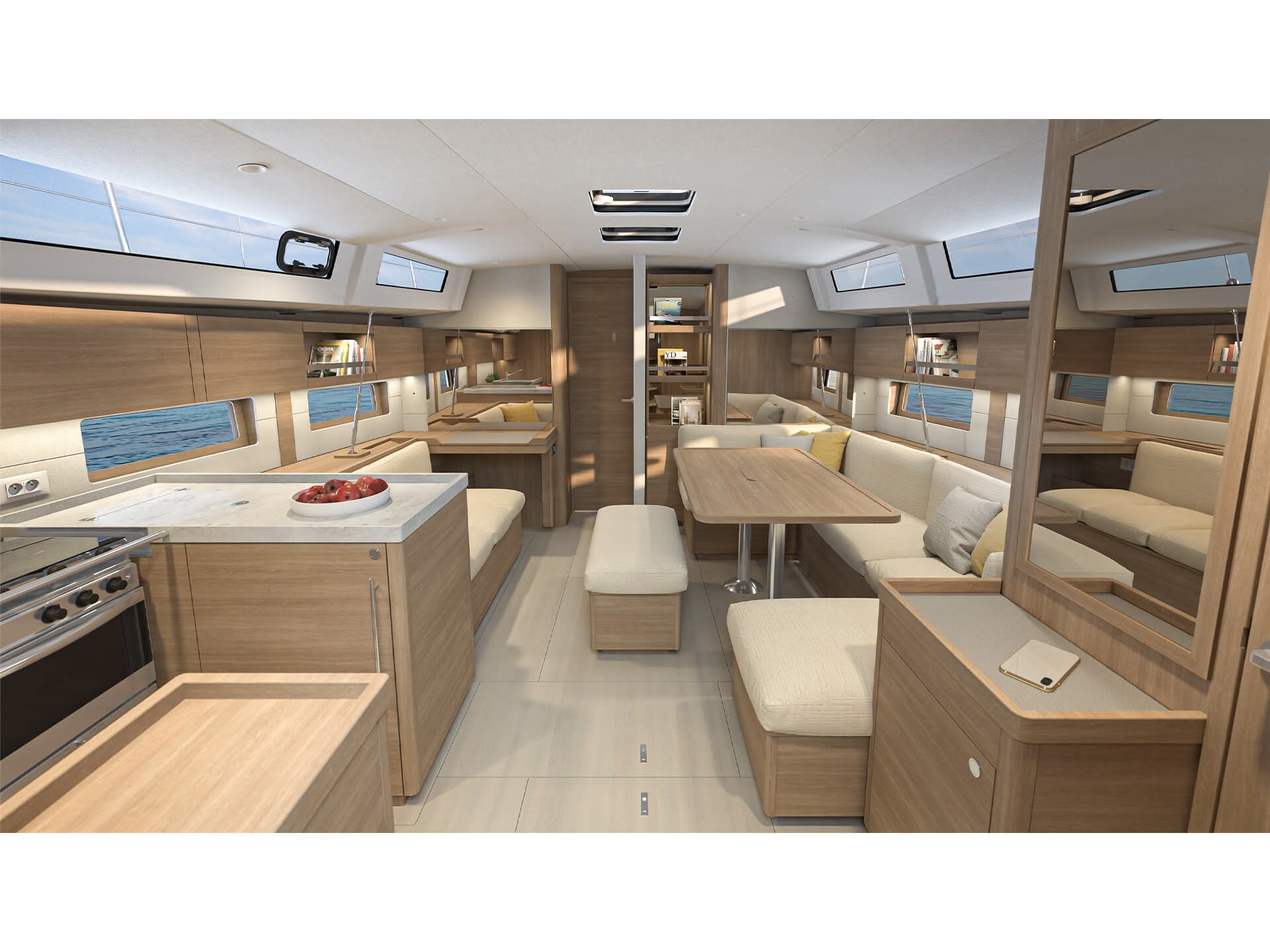 Uriel - Comfort line Oceanis 47 moored at Capo d'Orlando Marina