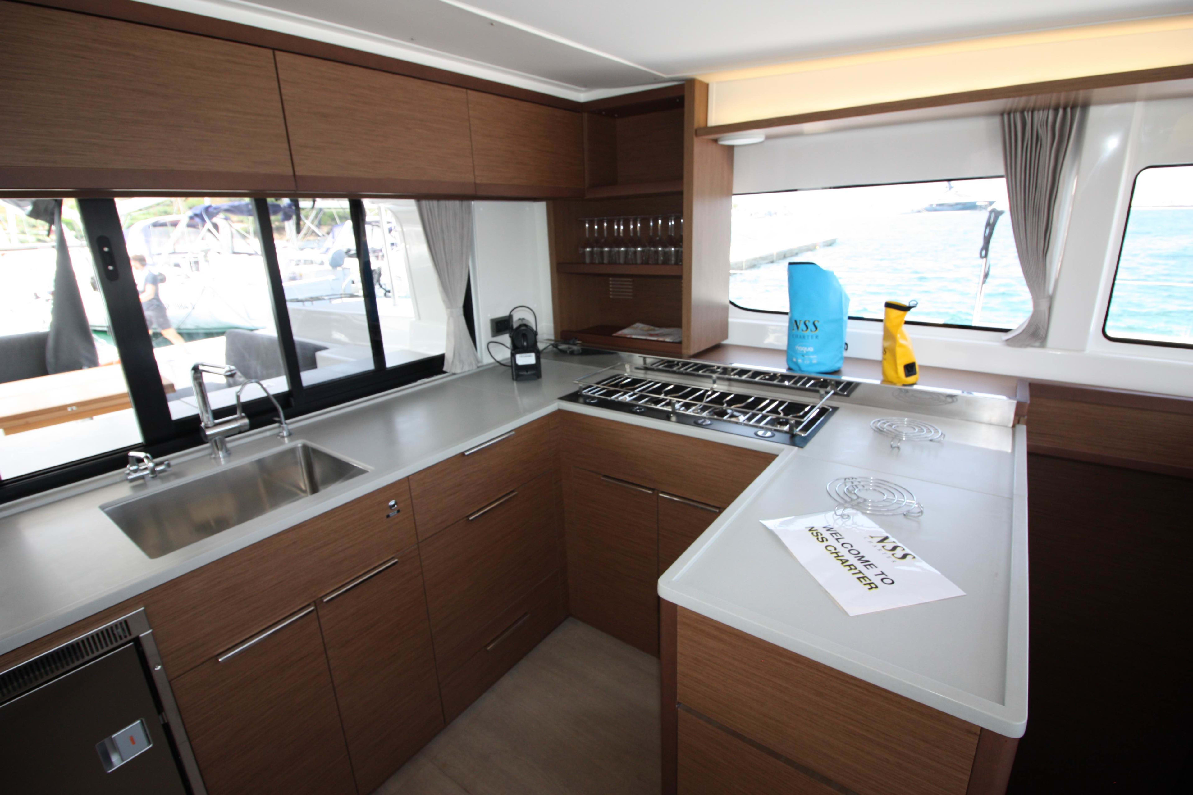 Westerlund (GND) Lagoon 46 amarrado en St. George's / Grenada Yacht Club