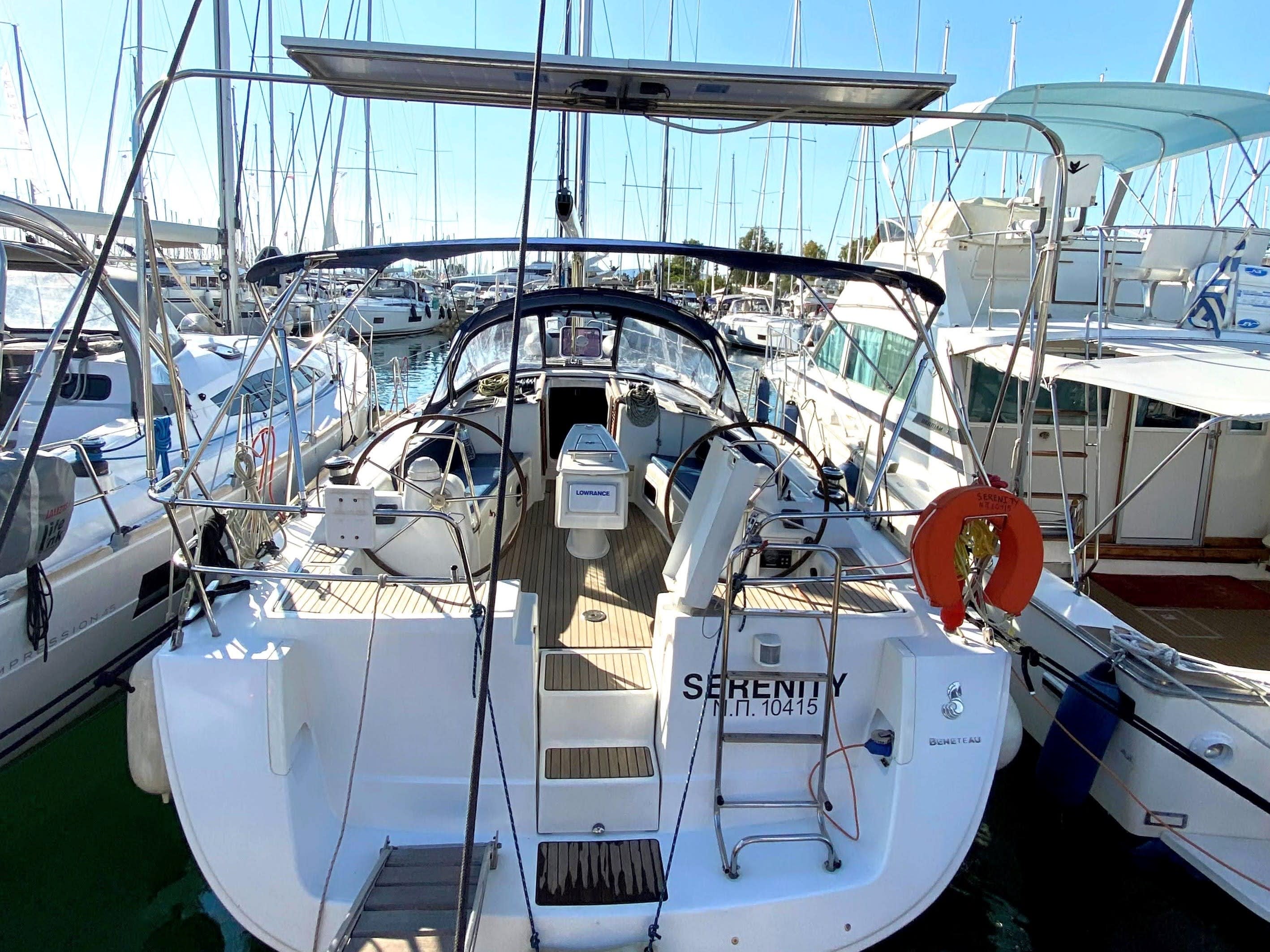Serenity Oceanis 43 moored at Athens / Alimos Marina