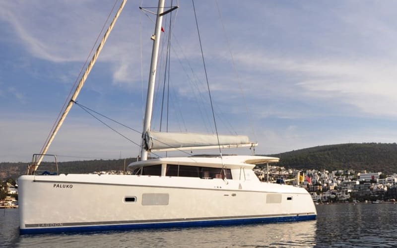 Paluko Lagoon 421 moored at Bodrum Marina