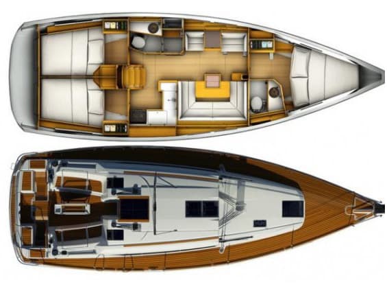 Traveller Sun Odyssey 409 moored at D-Marin Marina Gouvia