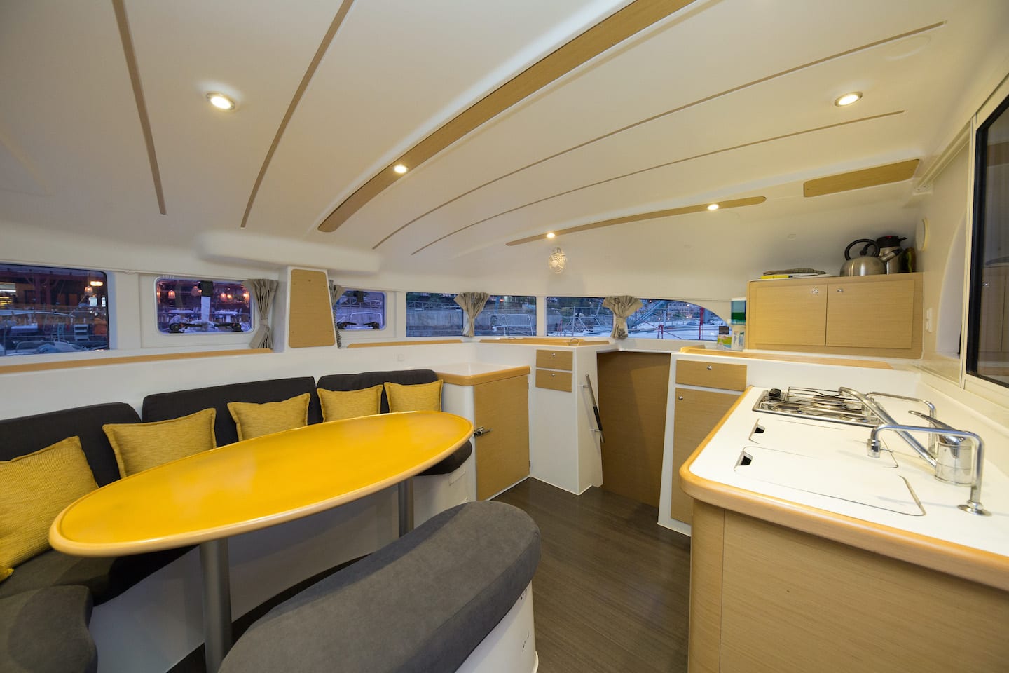 Suncity 1 Lagoon 380 moored at Fethiye / Yacht Club Mai