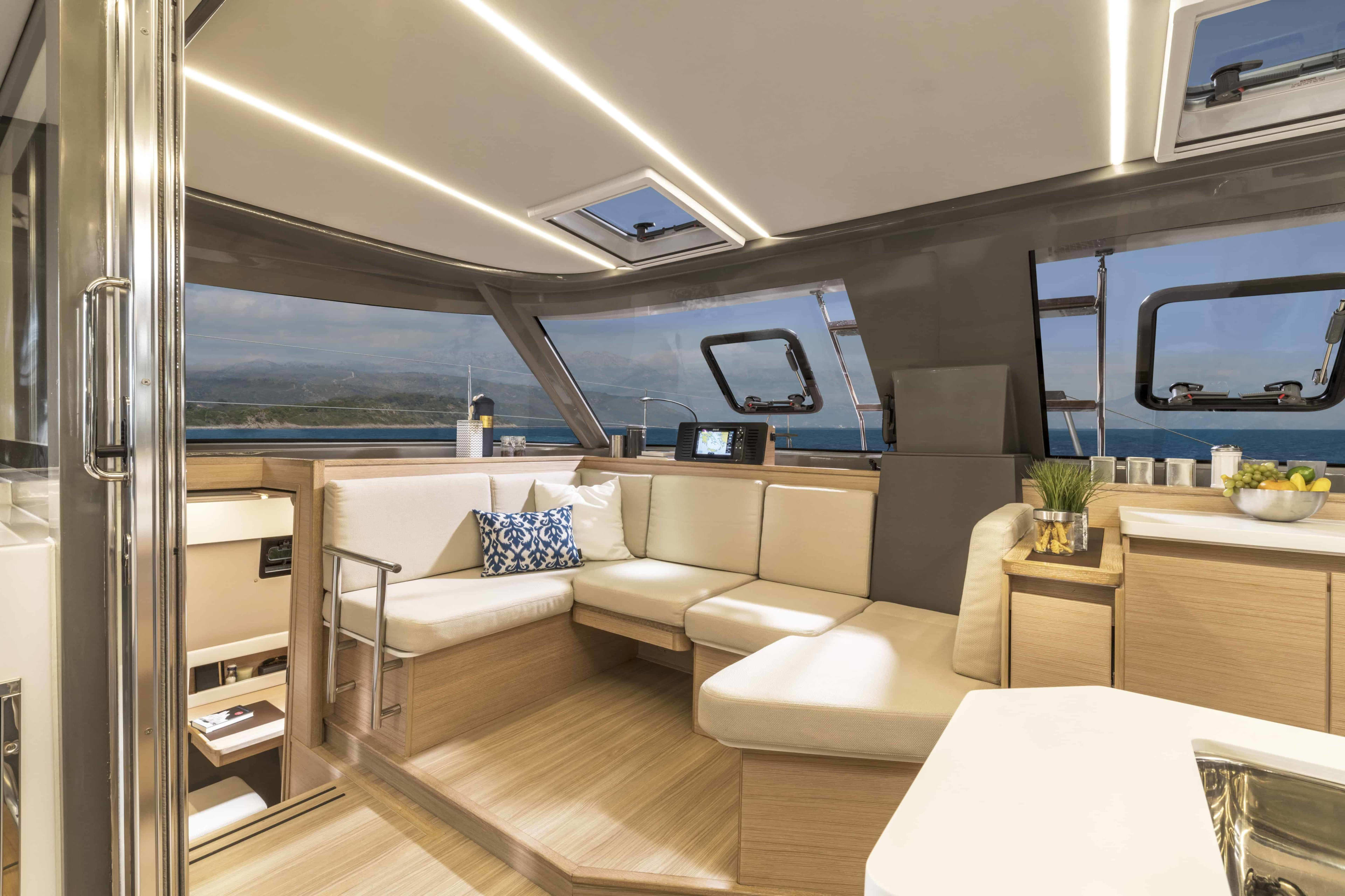 Sea Spirit Nautitech 40 Open moored at Black River / La Balise Marina