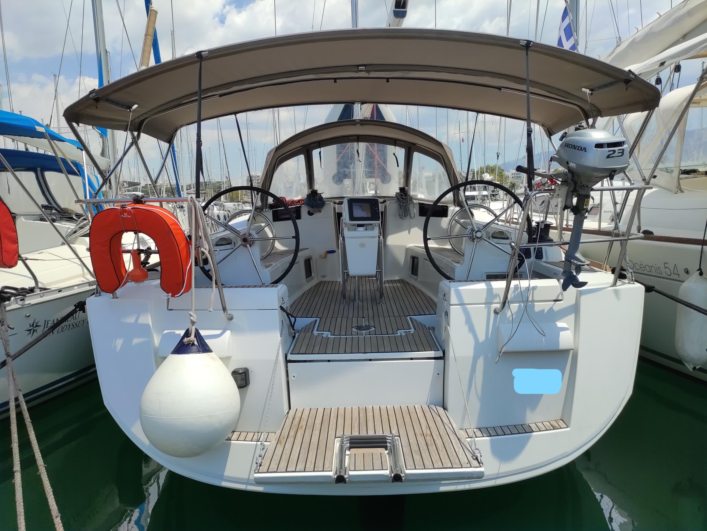Spirus Sun Odyssey 439 moored at Athens / Alimos Marina