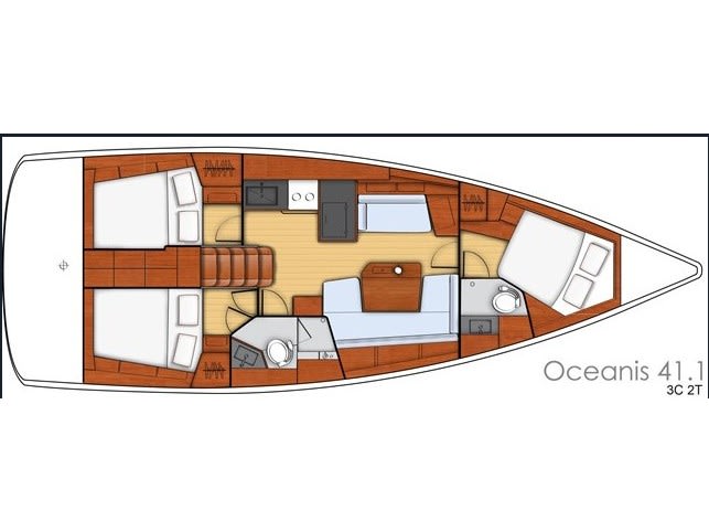 Vera Oceanis 41.1 біля причалу Puntone / Marina di Scarlino