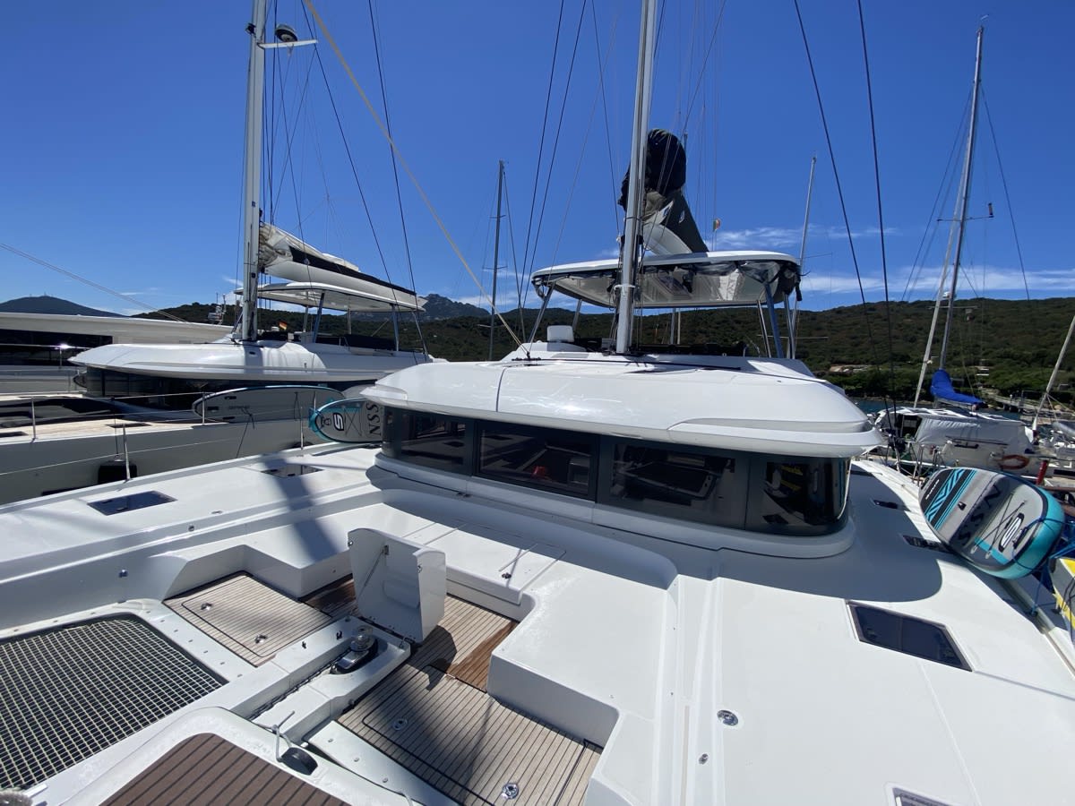 The Moon (PTP) Lagoon 55 moored at Pointe-à-Pitre / Marina Bas-du-Fort