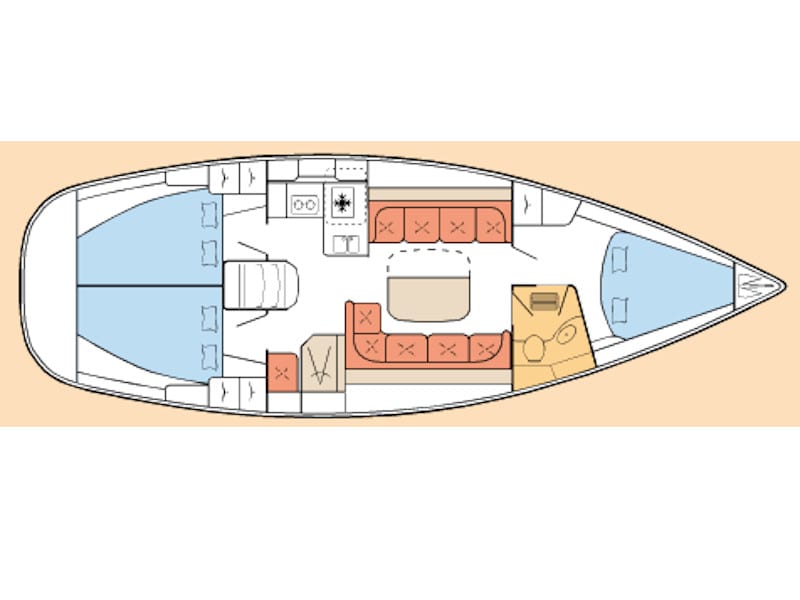 Big Blue Horizon Bavaria 37 Cruiser amarrado en D-Marin Marina Gouvia
