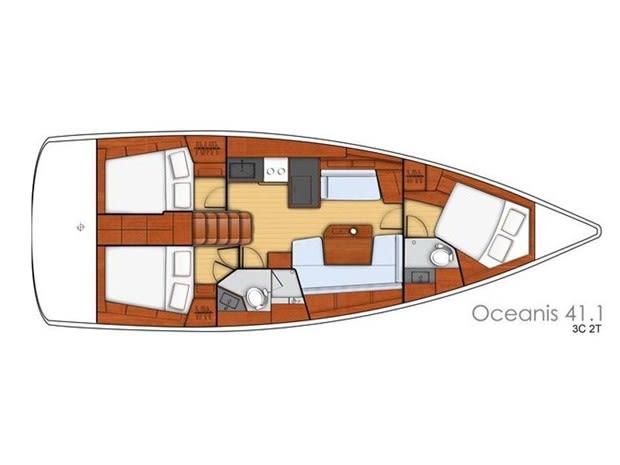 Salt Shaker Oceanis 41.1 біля причалу Marina Kos