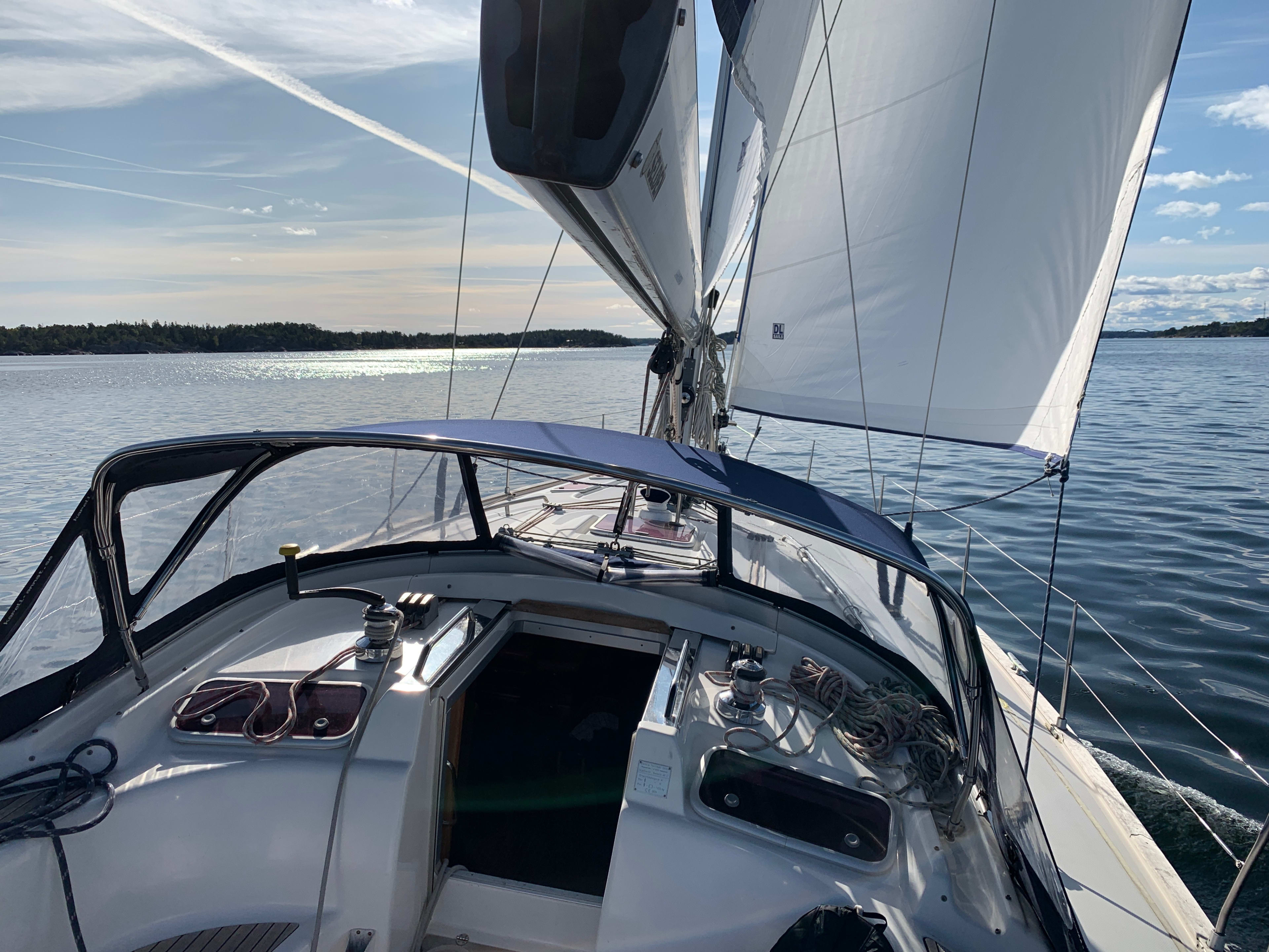 Evita Bavaria 46 amarrado en Stockholm - Värmdö / Bullandö Marina