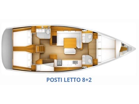 Principessa P. Sun Odyssey 509 біля причалу Talamone Port