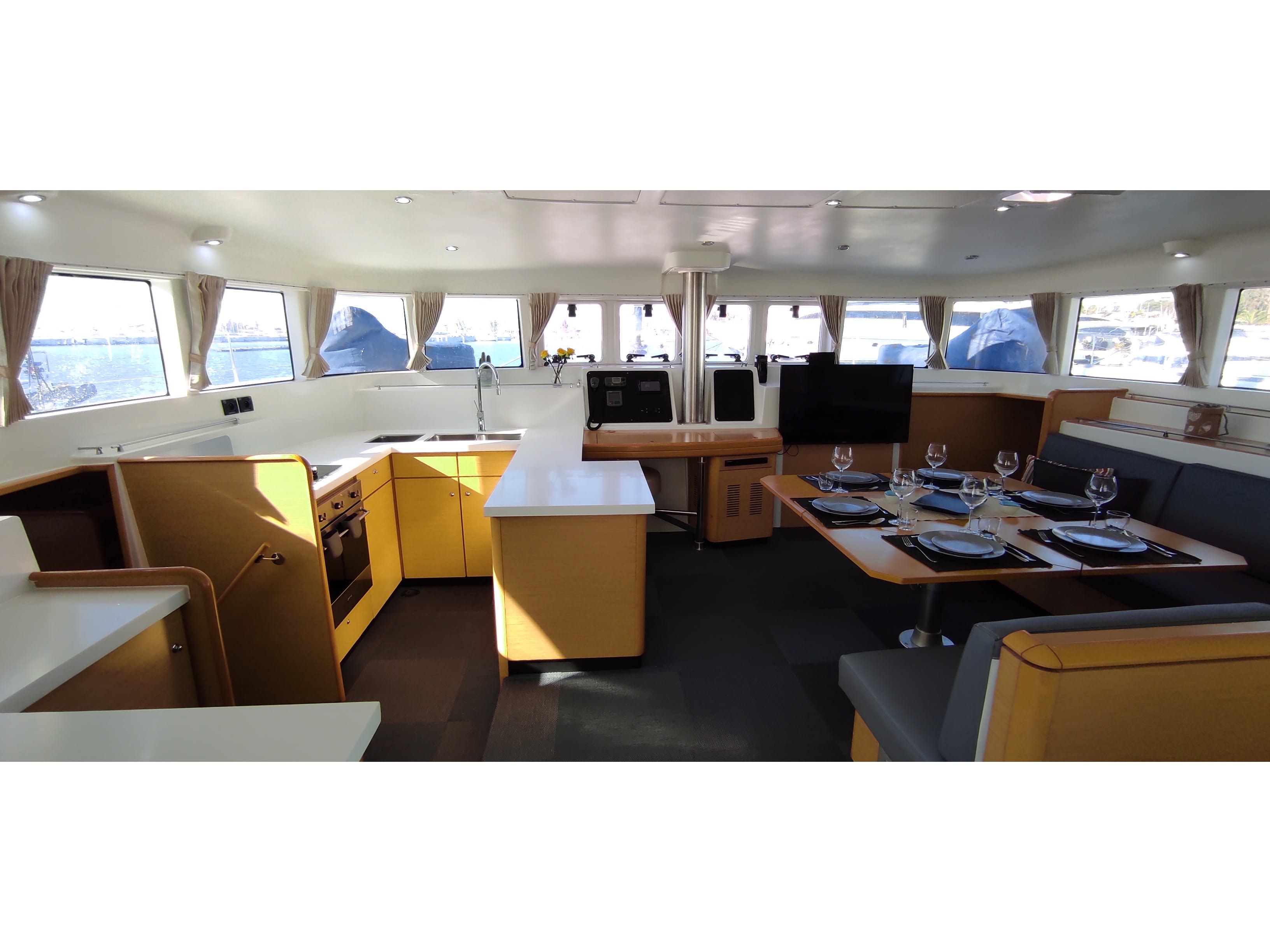 Casino Royale - (A/C - Generator - Refit 2021) Lagoon 500 moored at Athens / Alimos Marina