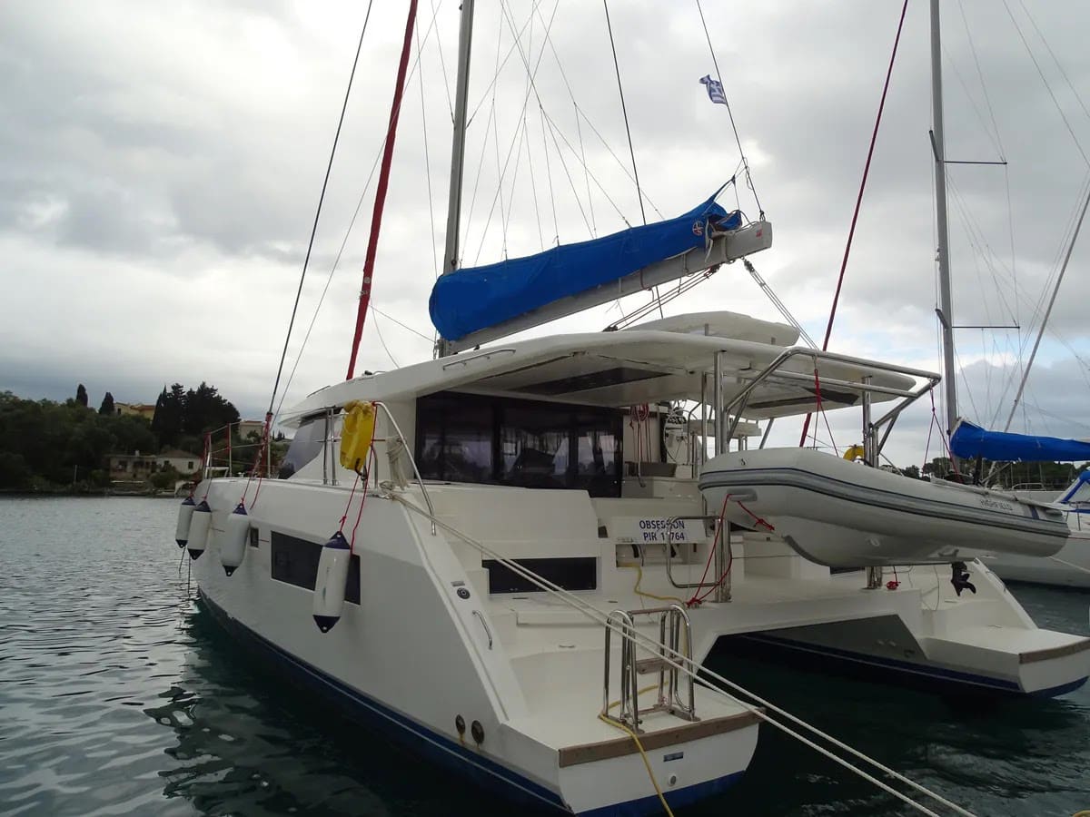 Obsession Leopard 45 moored at D-Marin Marina Gouvia