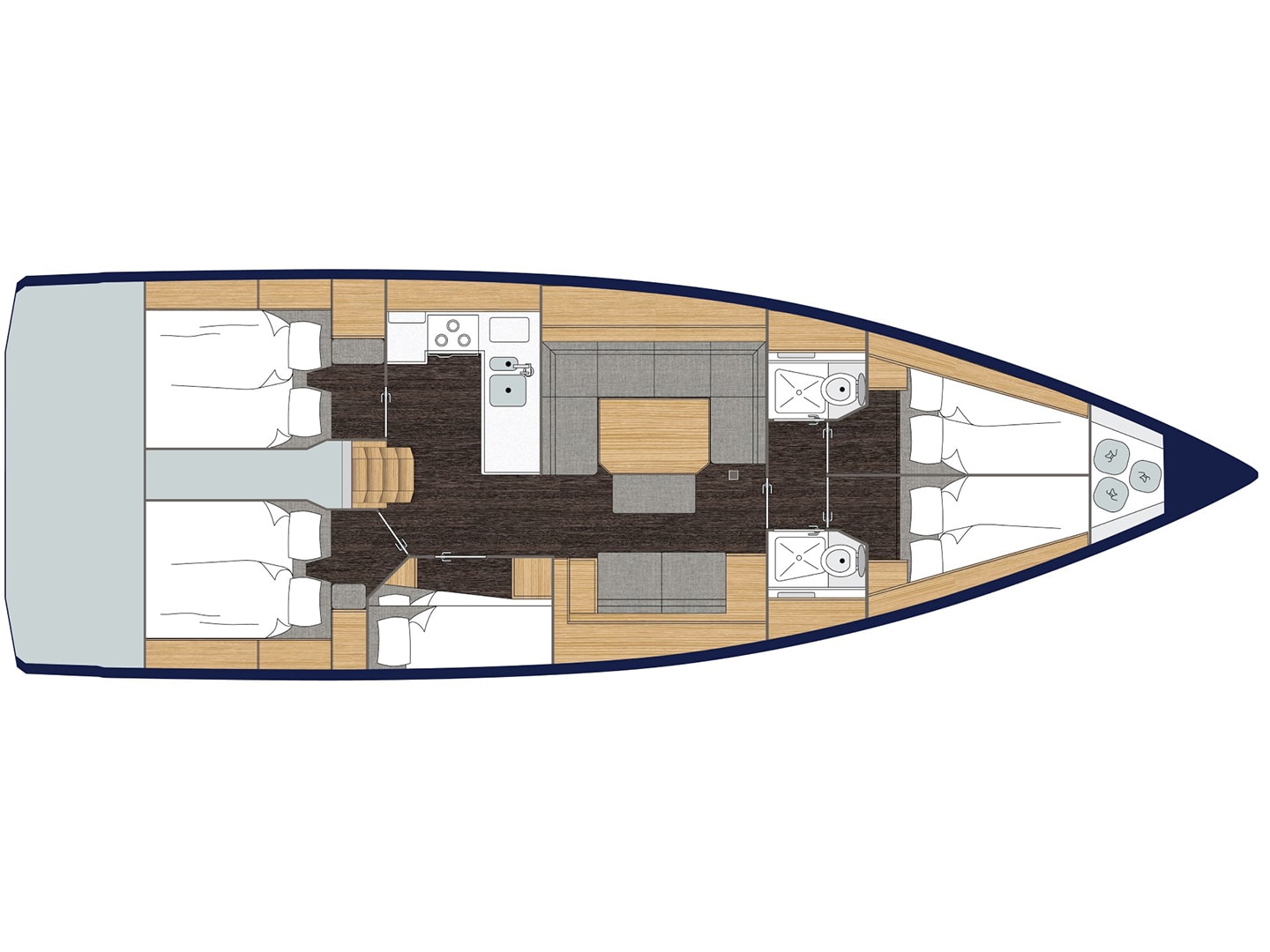 Katrin Bavaria C45 amarrado en Athens / Alimos Marina