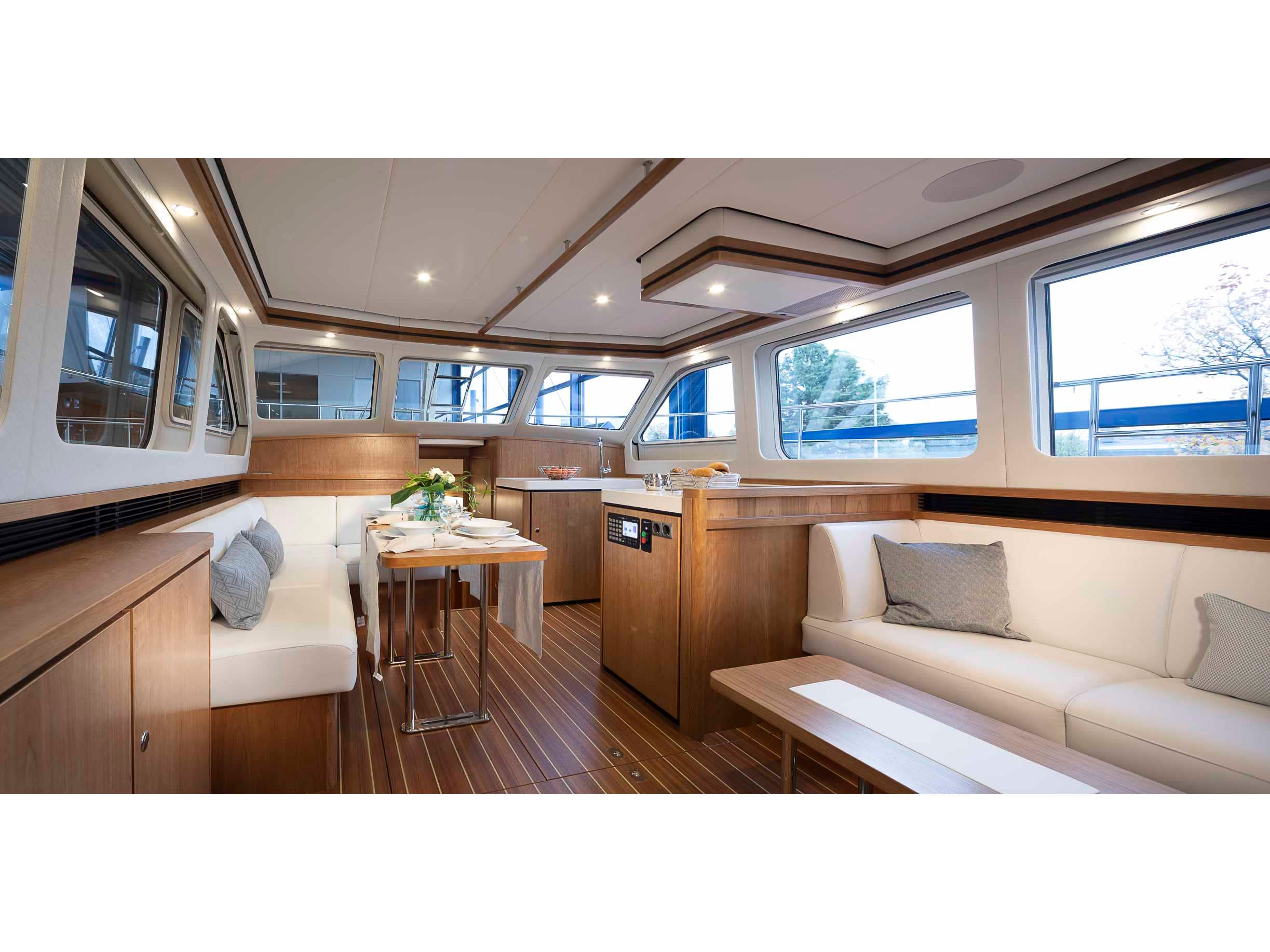 Bellavista Linssen Grand Sturdy 450 Variotop vor Anker in Kinrooi / Jachthaven De Spaanjerd