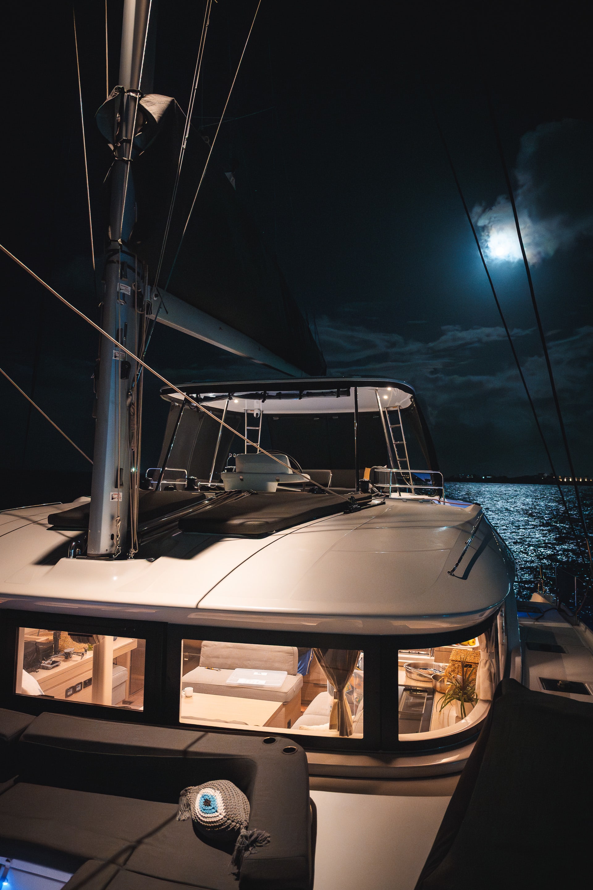 Premium Lagoon 51 moored at Palairos / Marina Paleros