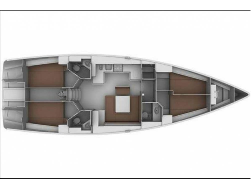Bimba matta Bavaria 45 Cruiser біля причалу Piombino / Salivoli