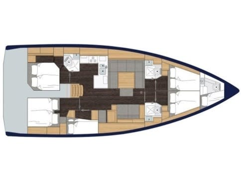 Amaltheia Bavaria C50 біля причалу Lefkada / D-Marin Marina Lefkas