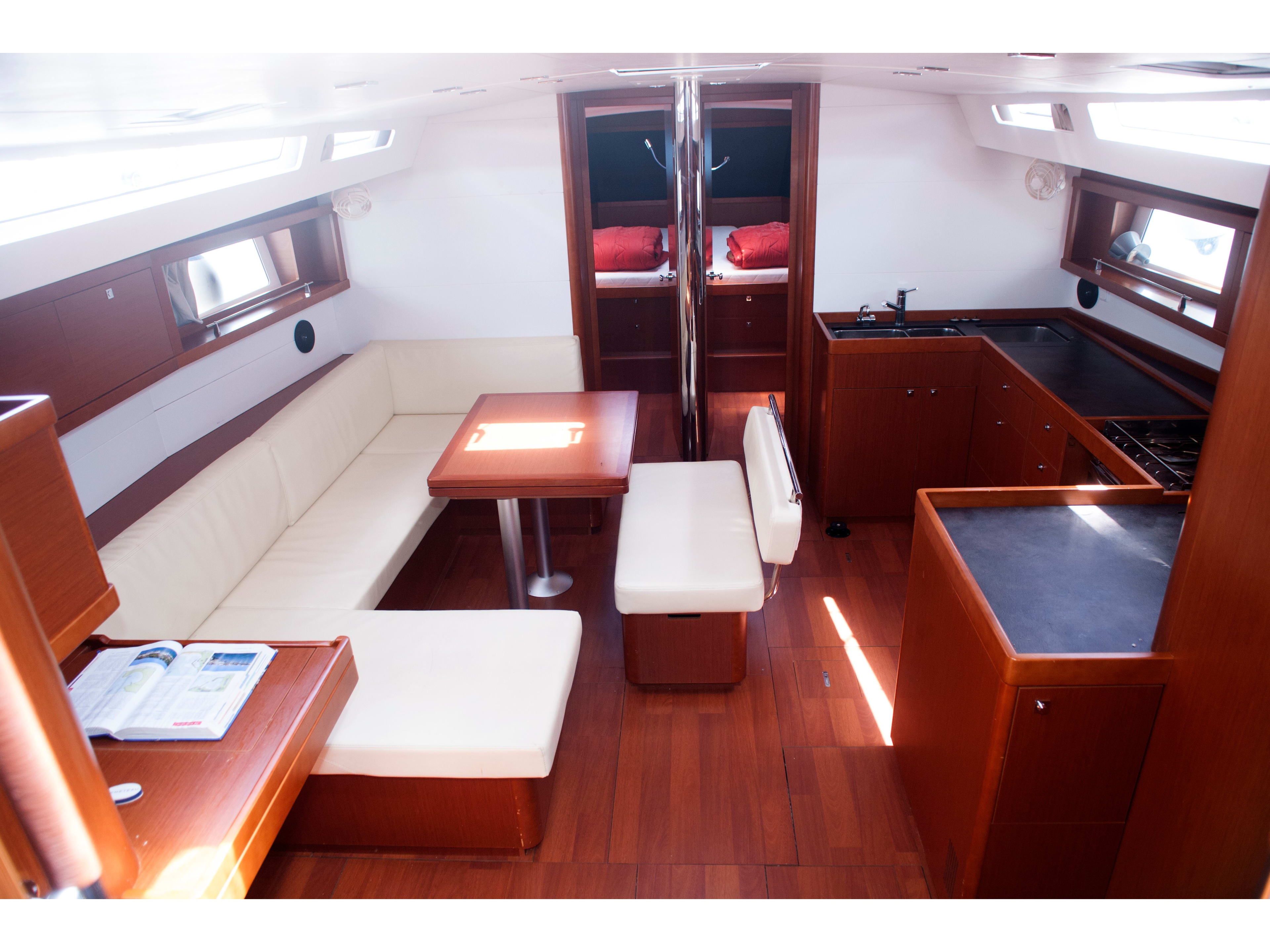 Annita Oceanis 48 moored at Rhodes New Marina