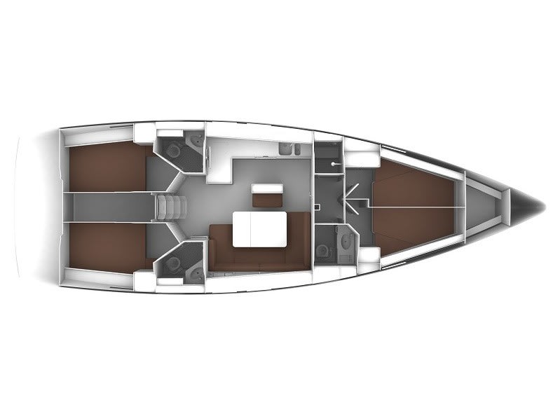 Santiago Bavaria Cruiser 46 біля причалу Fethiye / Yacht Classic Hotel