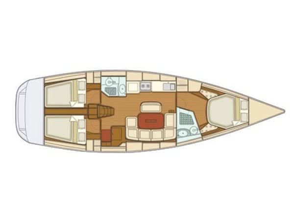 Nemo Grand Soleil 43 moored at Monte Real Club de Yates de Baiona