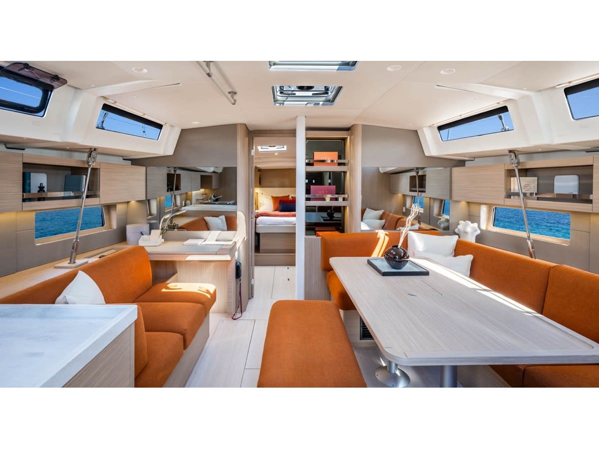 Nina Oceanis 47 moored at Portisco / Cala dei Sardi