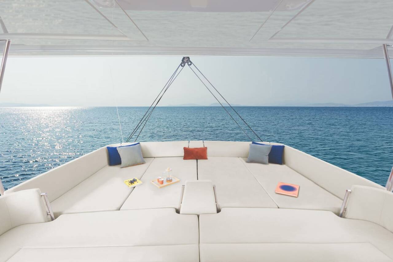 BALI KAI Bali 5.8 vor Anker in Kaštel Gomilica / Marina Kaštela