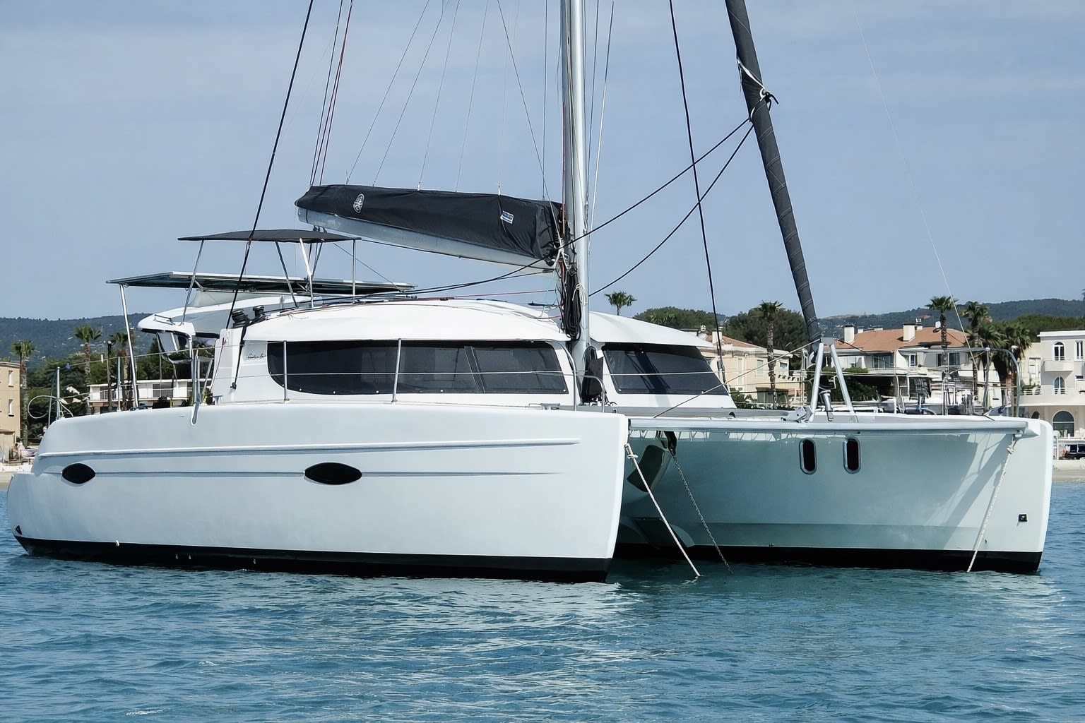 Enjoy the Silence Lipari 41 moored at Marseille / Corbieres Port