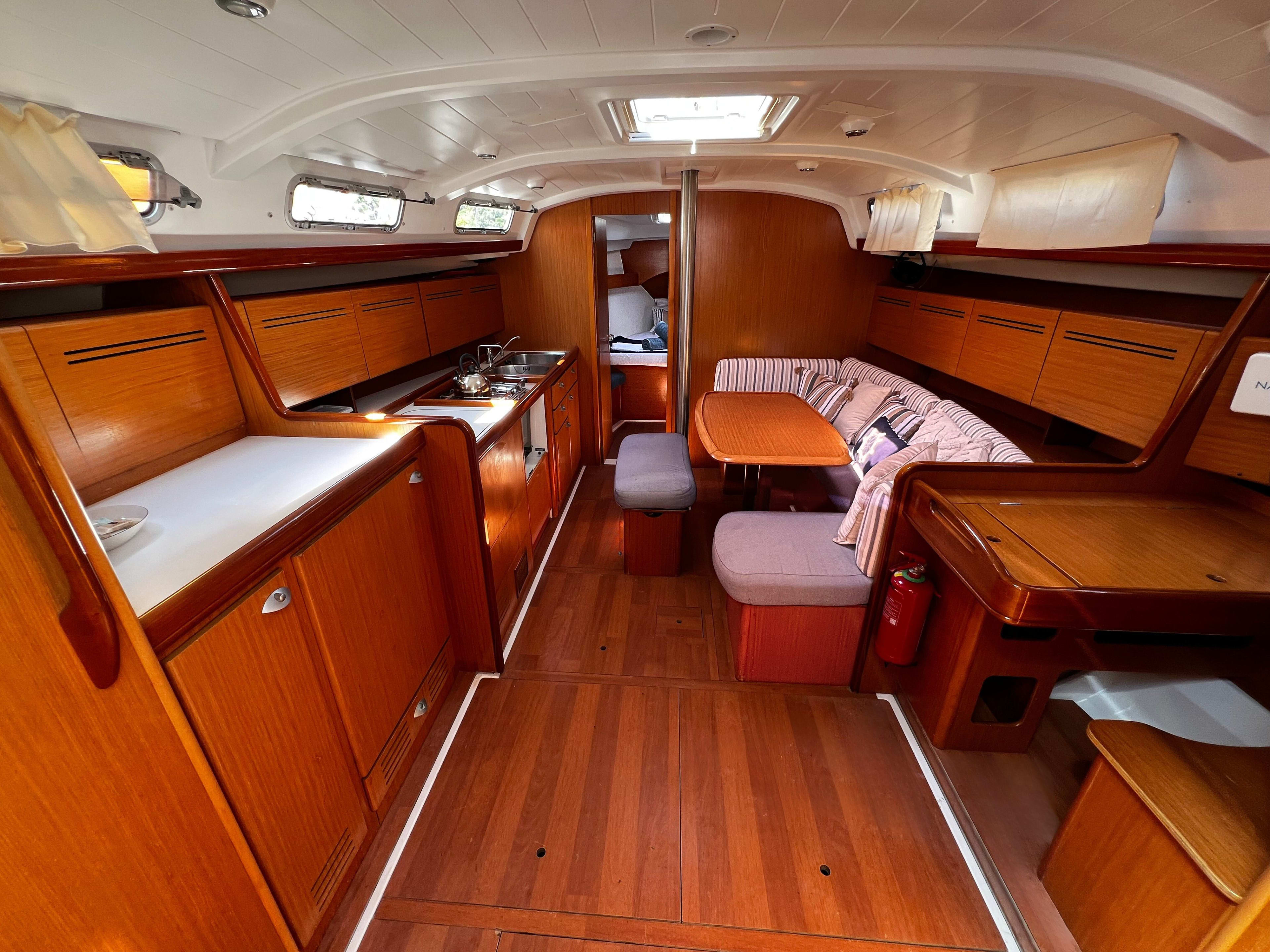 ROUALEYN Oceanis 43 moored at Vliho Yacht Club