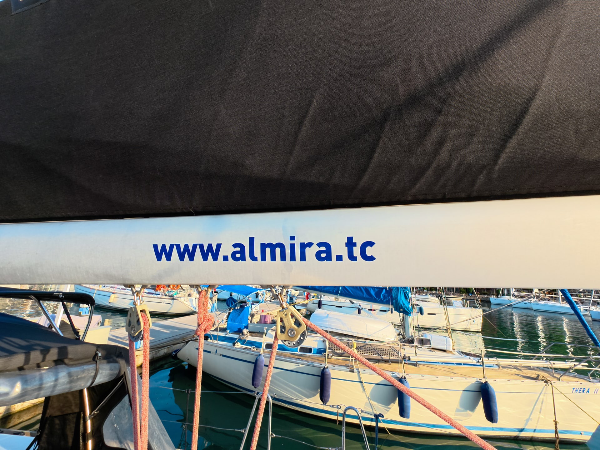 Classic Oceanis 43 moored at Fethiye / Ece Marina